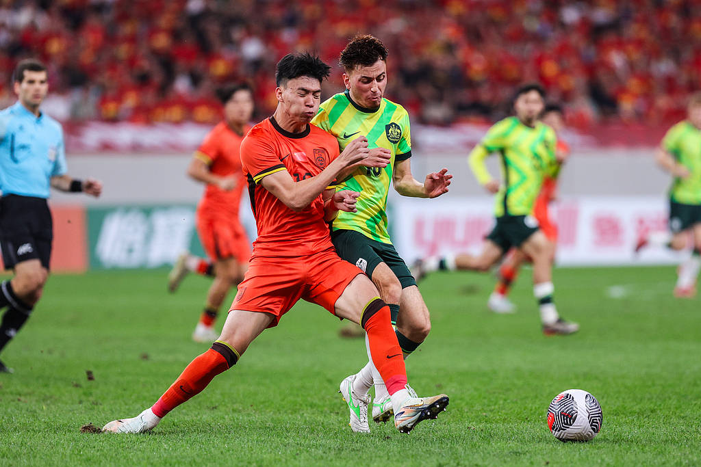 世界杯2026南美洲外围赛_U23亚预赛-破门乏术场面沉闷 U22国足0-0澳大利亚小组第二出线